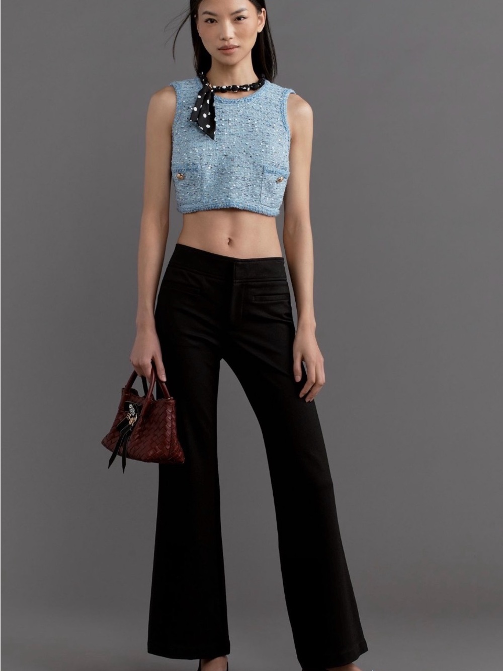 Maeve Retro Ponte Flare Pants